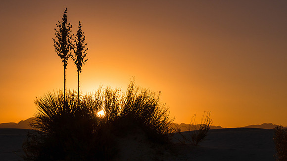 White Sands National Park sunset, New Mexico