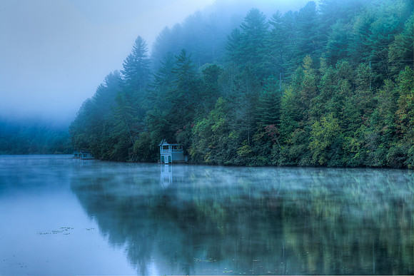 Foggy Sunday, Lake Rabun