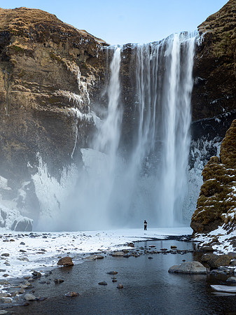 Skogafoss waterfalls