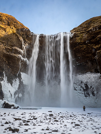 Skogafoss waterfalls