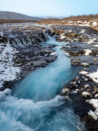 Bruarfoss, spectacular waterfalls