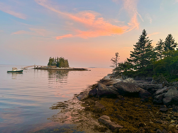 Monhegan Island shore view