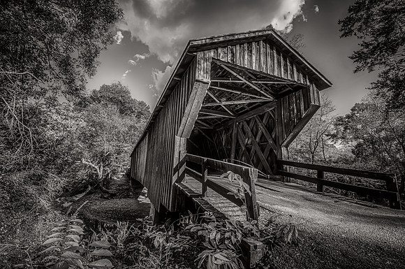 Red Oak Creek Covered Bridge, Meriwether County, GA
