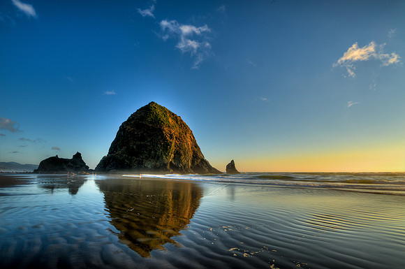 Haystack Rock, north Oregon coast