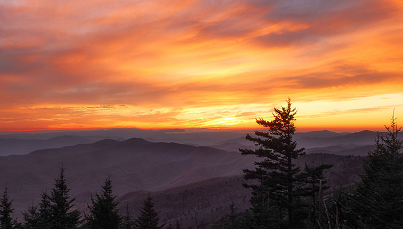 Clingman's Dome Sunset