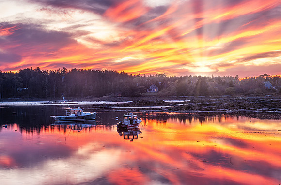 Bass Harbor Sunset