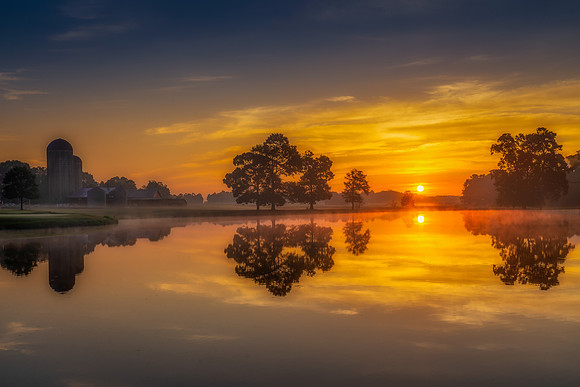 Morgan Dairy Sunrise, Orchard Hill, GA