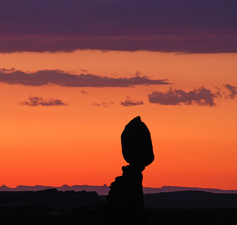Balanced Rock at Sunset