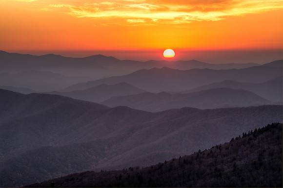 Clingman's Dome Sunrise, Smokies