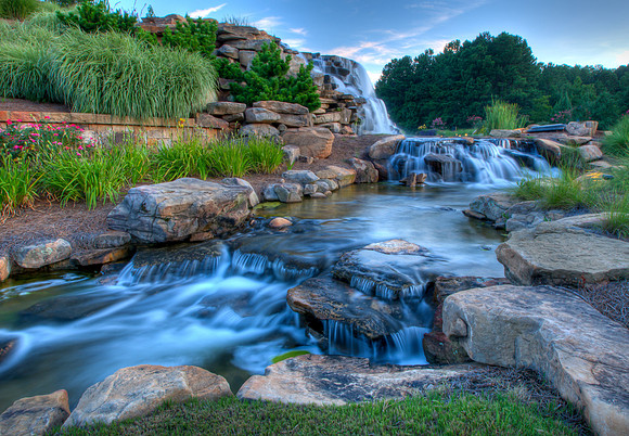 Waterfall, Sun City Peachtree